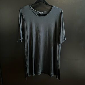 J. Jill Charcoal Short Sleeve Tee